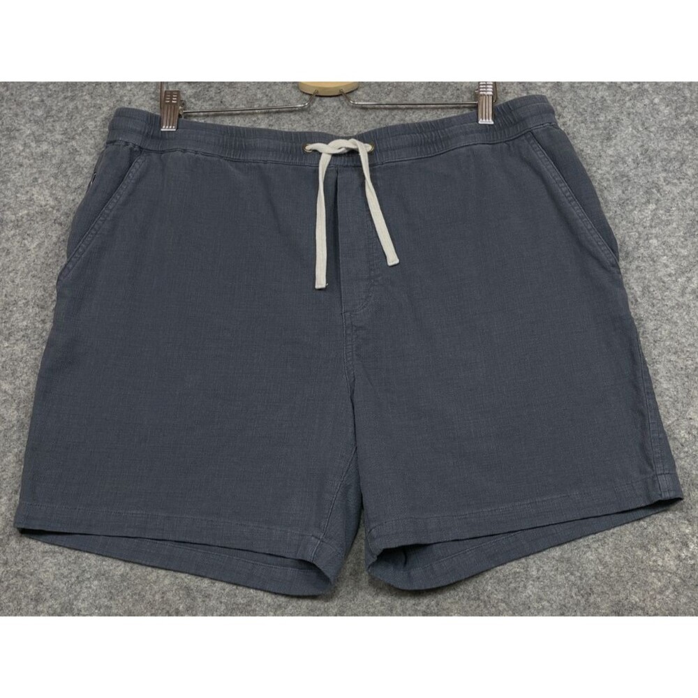 Marine Layer Saturday Beach Shorts 6" Inseam Mens XL Gray Drawstring Elastic